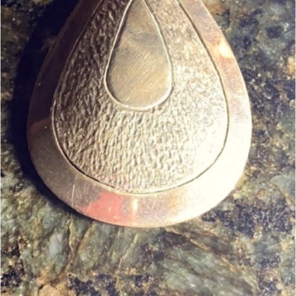 Sterling Silver Large Solid Sculpted Statement Ne… - image 8